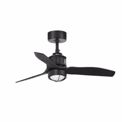 Faro 33424-10, Ventilateur à lame domestique, Noir, Plafond, 81 cm, IP20, I
