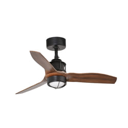 Faro 33425-10 ventilateur Noir, Bois