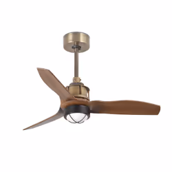 Faro 33428-10, Ventilateur à lame domestique, Or, Bois, Plafond, 81 cm, IP20, I