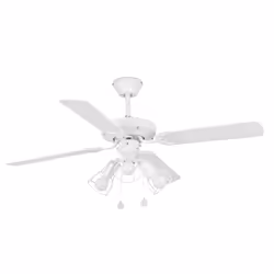 Faro 33712-12, Ventilateur à lame domestique, Blanc, Plafond, 121 cm, IP20, I