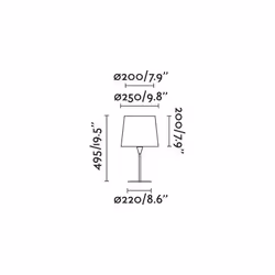 Faro 64311-40 lampe de table E27 15 W Noir