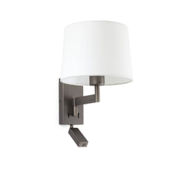 Faro 68492-01 éclairage mural Bronze, Blanc E27 15 W