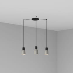 Faro 68591-3L éclairage en suspension E27 15 W Gris