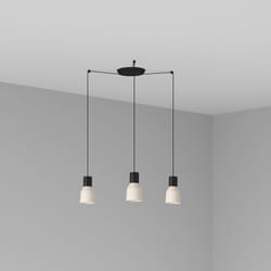 Faro 68592-3L éclairage en suspension E27 15 W Beige