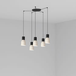 Faro 68592-5L éclairage en suspension E27 15 W Beige