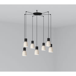 Faro 68592-7L éclairage en suspension E27 15 W Beige