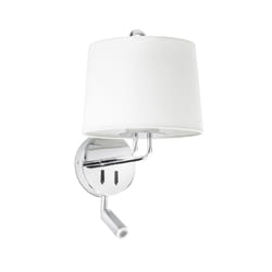 Faro 24033-01 éclairage mural Chrome, Blanc E27 15 W