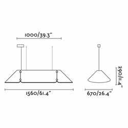 Faro 20109 éclairage en suspension 25 W LED Gris - Vue supplémentaire 2