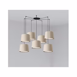 Faro 64314-44-7L, Noir, Acier, IP20, II, E27, 15 W