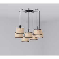 Faro 64314-47-7L, Noir, Acier, IP20, II, E27, 15 W