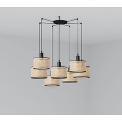 Faro 64314-47-7L éclairage en suspension E27 15 W Noir