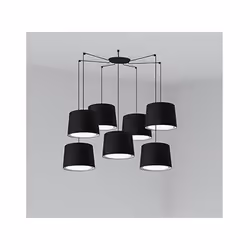 Faro 64314-56-7L, Noir, Acier, IP20, II, E27, 15 W