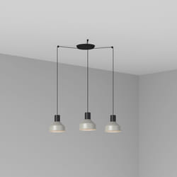 Faro 68593-3L éclairage en suspension E27 15 W Gris