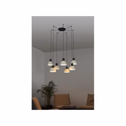 Faro 68594-7L éclairage en suspension E27 15 W Beige