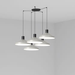 Faro 68595-5L éclairage en suspension E27 15 W Gris