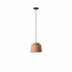 Suspension dôme - Faro - SAIPAN - Rotin noir - E27 - 2700K - Design contemporain
