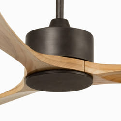 Ventilateur de plafond - Faro - KAUAI - Design marron - 3 pales - IP20