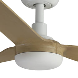 Ventilateur de plafond - Faro - PUNT - 3 pales en bois clair - Moteur à courant continu - 6 vitesses
