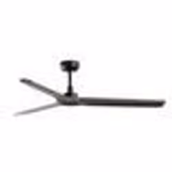 Ventilateur de plafond - FARO - Heywood - 3 pâles - Acier et Bois - Ø132cm Noir