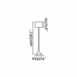 Faro 29764 éclairage au sol E27 60 W Noir