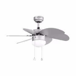 Faro 33186, Ventilateur à lame domestique, Gris, Plafond, 81 cm, IP20, I