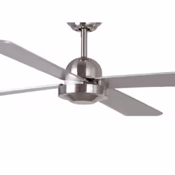 Faro 33287, Ventilateur à lame domestique, Nickel, Plafond, 132 cm, IP20, I