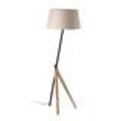 Lampadaire - Faro - TREEWOOD - Frêne - Abat-jour beige - E27
