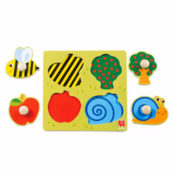 Goula Puzzle Campagne, 4 pièce(s), Flore et faune, 1 an(s)