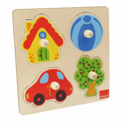 Goula Puzzle Enc. Couleur, 4 pièce(s), 1 an(s)