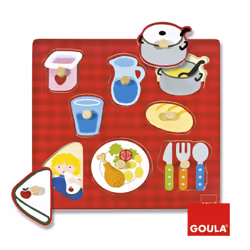 Goula Puzzle Enc. Salle à Manger, 8 pièce(s), Alimentation et boissons, 2 an(s)