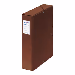 DOHE 09573, Porte-documents, Carton, Marron, Portrait, 7 cm, Elastique