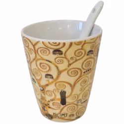 1 Gobelet Expresso Klimt L'arbre de Vie 1 gobelet - Vendu à l'unité En Céramique Hauteur : 7 cm - Diamètre 6 cm Contenance :  ...