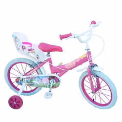 Vélo de ville - loisir DISNEY MIA ET MOI 14 pouces pour enfant fille - Cadre en acier - 2 freins - Rose