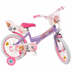 Vélo 16 - TOIMSA - Paw Patrol - Rose - Siège réglable - Pour filles 3-6 ans