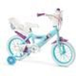 Vélo pour enfant - TOIMSA - Frozen Huffy 12 pouces - Frein avant et arrière - Panier et porte-poupée inclus