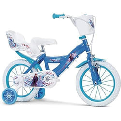 Vélo 14 - TOIMSA - La Reine des Neiges - Frein avant caliper - Panier avant - Porte-poupée arrière