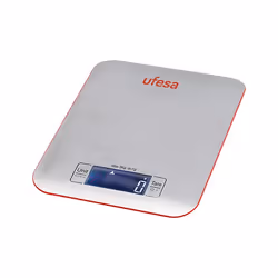Ufesa BC1550, Balance de ménage électronique, 5 kg, 1 g, Acier inoxydable, Acier inoxydable, Comptoir