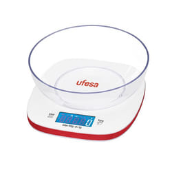 Ufesa BC1450 Rouge, Blanc Balance de ménage électronique