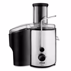 Ufesa LC5750 Delux de 1000W, Centrifugeuse, Noir, Acier inoxydable, 1,5 L, 1,25 L, 7,5 cm, 1000 W