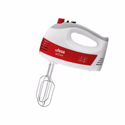 Ufesa BV4650 ACTIVA, Batteur à main, Rouge, Blanc, Pétrisseur, Mélange, 400 W