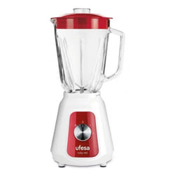 Ufesa BS4717 1,5 L Mélangeur de table 1500 W Rouge, Blanc