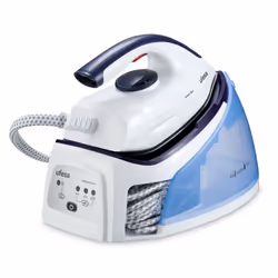 Ufesa PL2450, 2400 W, Semelle en céramique, 1,5 L, 120 g/min, Bleu, Blanc, Sac à dos