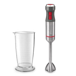 Ufesa BP4650 VARIO 1200 blender Mélangeur par immersion 1200 W Gris, Rouge, Acier inoxydable