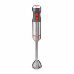 Ufesa BP4650 VARIO 1200 blender Mélangeur par immersion 1200 W Gris, Rouge, Acier inoxydable
