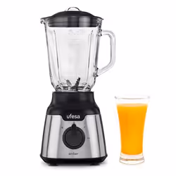 Ufesa BS4000 Amber 0,8 L Mélangeur de table 900 W Noir, Acier inoxydable