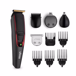 Ufesa GK6750, Barbe, Oreille, Nez, Noir, Rouge, AC/Batterie, Batterie intégré, Lithium, 120 min