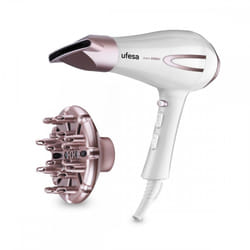 Ufesa SC8400 AirPro sèche-cheveux 2200 W Rose doré, Blanc