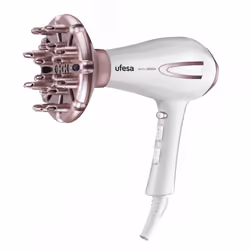 Ufesa SC8400 AirPro sèche-cheveux 2200 W Rose doré, Blanc