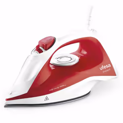 Ufesa 80105142, Fer à vapeur, 125 g/min, Rouge, Blanc, 35 g/min, Manuel, 2400 W