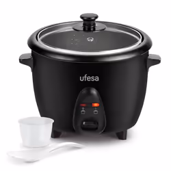 Ufesa AR4010, Noir, 1 L, Boutons, Verre, 400 W, 240 mm